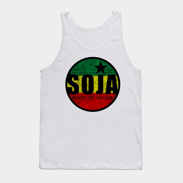 SOJA Soldier Of Jah Army Tank Top by LionTuff79